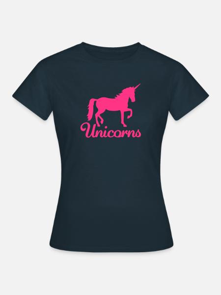 Unicorn - Frauen T-Shirt - Navy