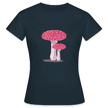 Testippings rouge blanc - T-shirt Femme - marine - Devant - AI Model Female 172 dark (172cm)
