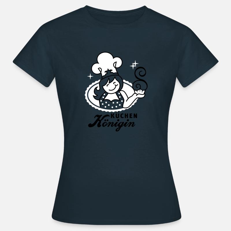 Queen kitchens - kitchen queen 2C - Women's T-Shirt - navy