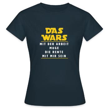 Les guerres - T-shirt Femme - marine - Devant - AI Model Female 172 dark (172cm)