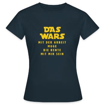 Les guerres - T-shirt Femme - marine - Devant - AI Model Female 172 dark (172cm)