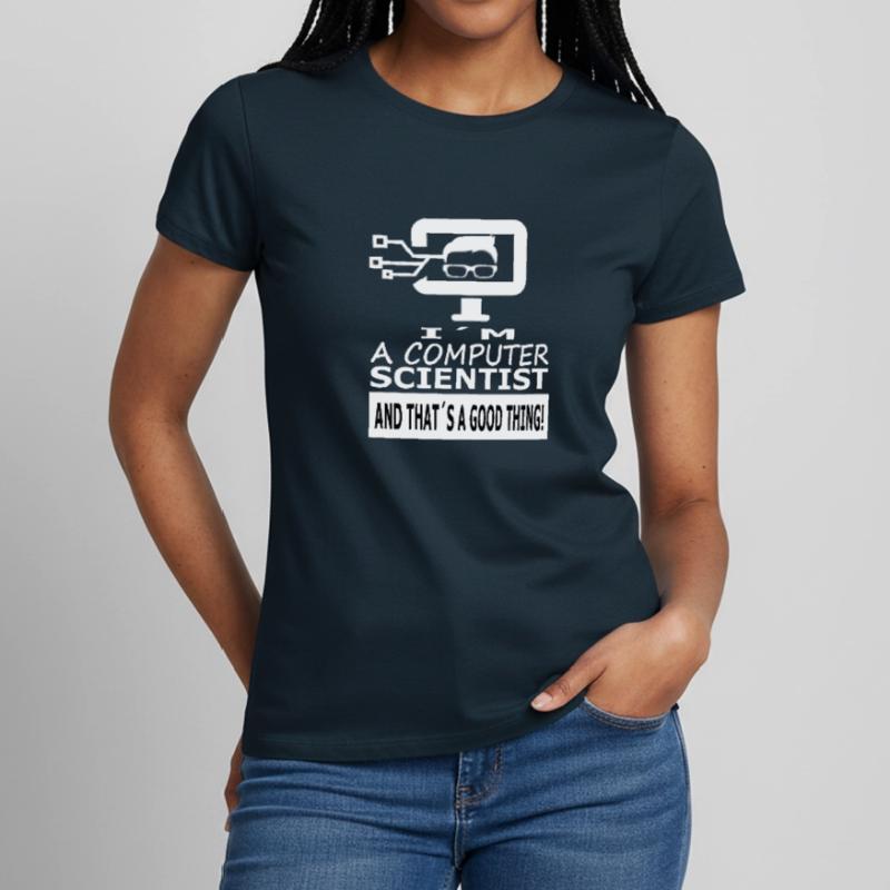 Ich bin Informatiker Informatik Computer Geschenk Frauen T-Shirt