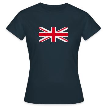 Union jack - T-shirt Femme - marine - Devant - AI Model Female 172 dark (172cm)