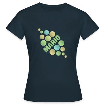 Vorname Mario - Frauen T-Shirt - Navy - Vorne - AI Model Female 172 dark (172cm)