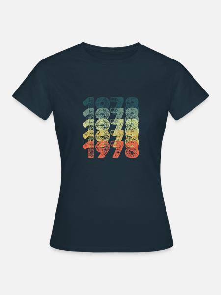 Birthday 1978 - Frauen T-Shirt - Navy