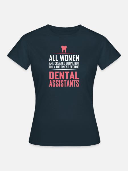 Dental assistants - Frauen T-Shirt - Navy
