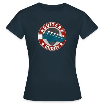 Guitar Buddy - Women's T-Shirt - navy - Front - AI Model Female 172 dark (172cm)