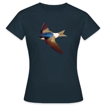martin - Women's T-Shirt - navy - Front - AI Model Female 172 dark (172cm)