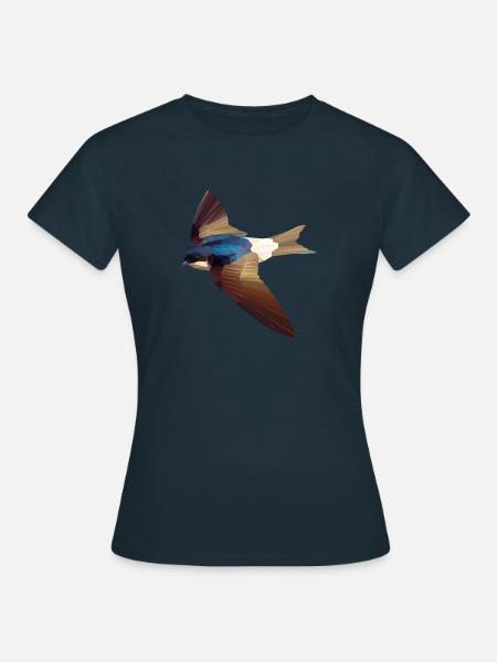 Mehlschwalbe - Frauen T-Shirt - Navy