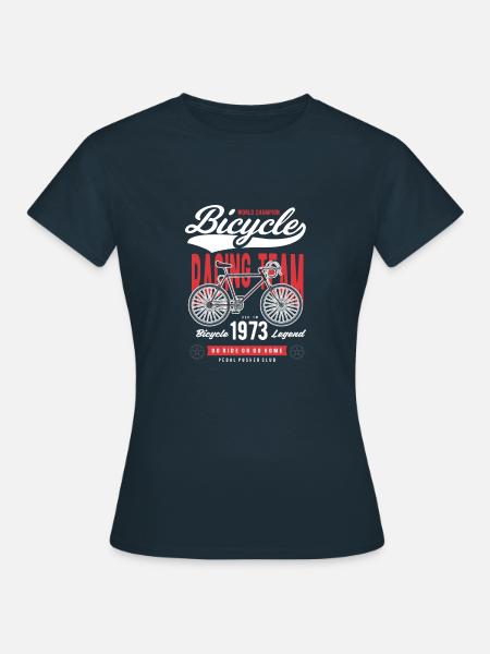 Bike Racing Team - Women's T-Shirt - navy
