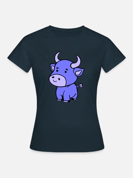 cow baby - Frauen T-Shirt - Navy