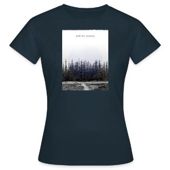 bruit blanc - T-shirt Femme - marine - Devant - AI Model Female 172 dark (172cm)