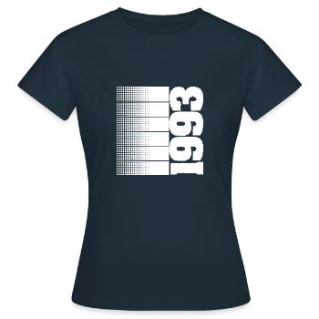 Hobby Leisure Year 1993 - Women's T-Shirt - navy - Front - AI Model Female 172 dark (172cm)