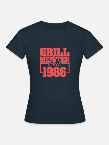 seit 1986 - Frauen T-Shirt - Navy
