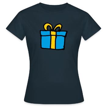 Gift Gift Idea - Women's T-Shirt - navy - Front - AI Model Female 172 dark (172cm)
