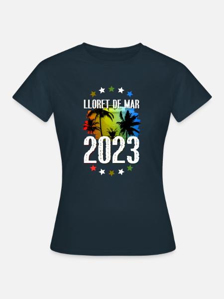 Lloret De Mar 2023 - Frauen T-Shirt - Navy