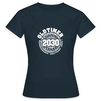 2030 sans accident - T-shirt Femme - marine - Devant - AI Model Female 172 dark (172cm)