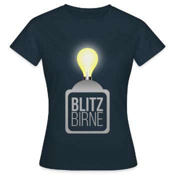 Ampoule à ampoule intelligente - T-shirt Femme - marine - Devant - AI Model Female 172 dark (172cm)