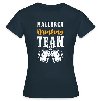 Majorque Équipe de Consommation - T-shirt Femme - marine - Devant - AI Model Female 172 dark (172cm)