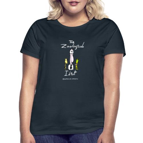 Zoological idiot, colores oscuros - Camiseta mujer