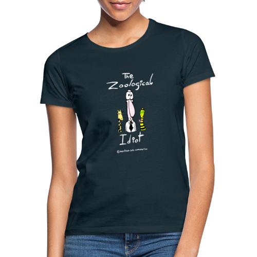 Zoological idiot, colores oscuros - Camiseta mujer