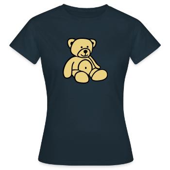 Teddy - Women's T-Shirt - navy - Front - AI Model Female 172 dark (172cm)