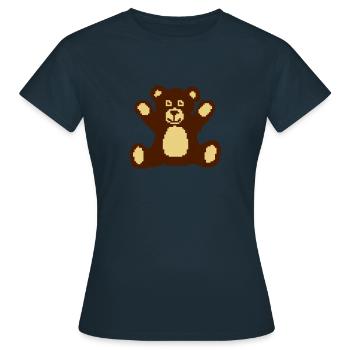 Bear, Bears - Women's T-Shirt - navy - Front - AI Model Female 172 dark (172cm)