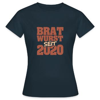 Barbecue 2020 - Frauen T-Shirt - Navy - Vorne - AI Model Female 172 dark (172cm)