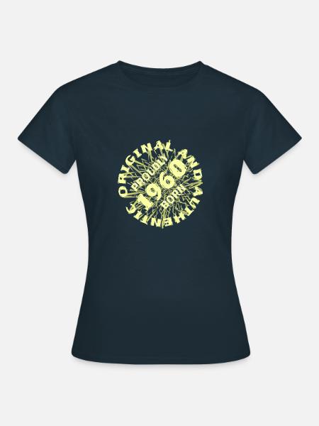 Authentisch 1960 - Frauen T-Shirt - Navy