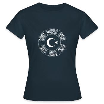 Osmanlı Harp Topu - Women's T-Shirt - navy - Front - AI Model Female 172 dark (172cm)