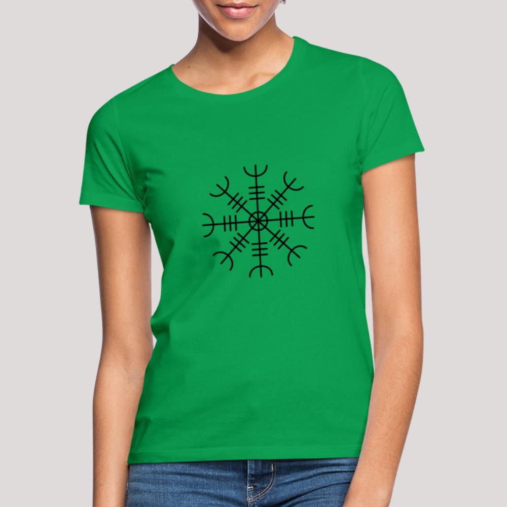 Aegishjalmur - Frauen T-Shirt Kelly Green