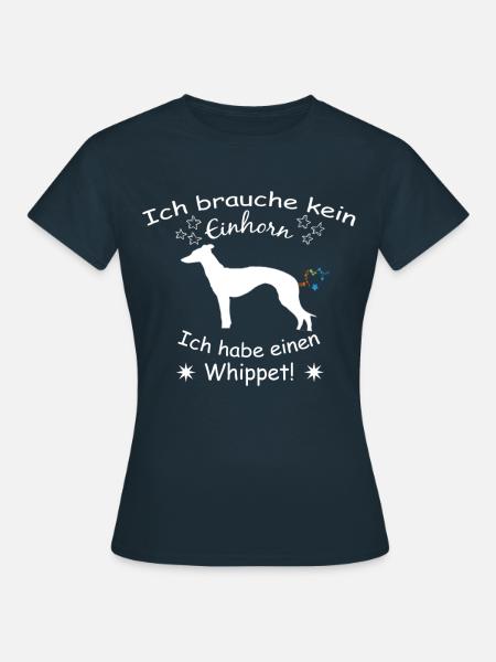 Whippet - Whippet Hund - Frauen T-Shirt - Navy