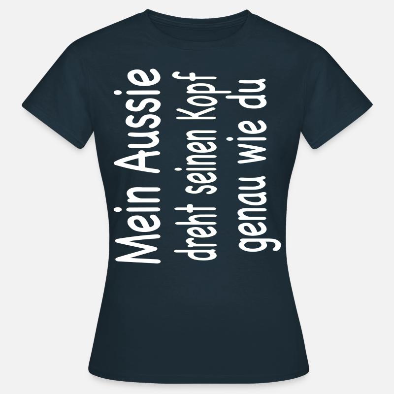 Australian Shepherd - Aussie - Frauen T-Shirt - Navy