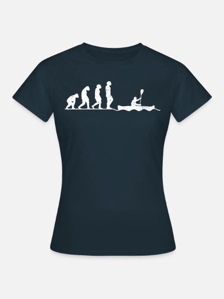 Kayak Rowing Evolution Vintage - T-shirt Femme - marine