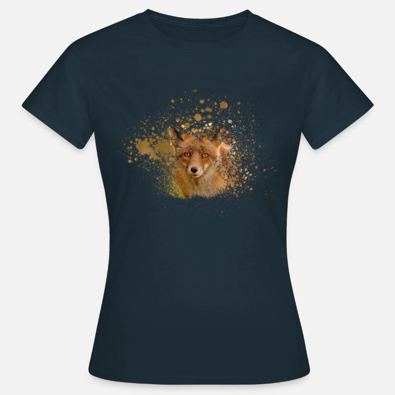 fox - Women's T-Shirt - navy