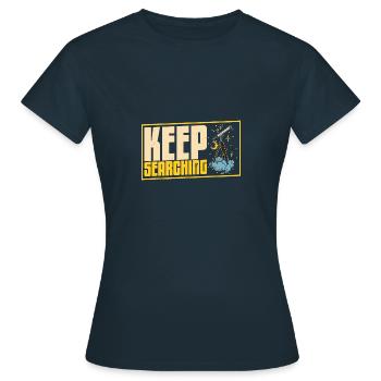 Télescope Astronomie Astronomy Hobby - T-shirt Femme - marine - Devant - AI Model Female 172 dark (172cm)