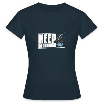 Télescope Astronomie Astronomy Hobby - T-shirt Femme - marine - Devant - AI Model Female 172 dark (172cm)