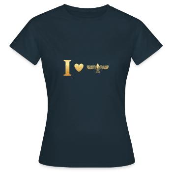 Aramäer Aram Syrien Damaskus Naher Osten - Frauen T-Shirt - Navy - Vorne - AI Model Female 172 dark (172cm)