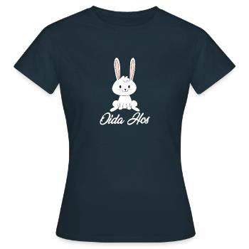 Dialecte viennois Oida Hos - T-shirt Femme - marine - Devant - AI Model Female 172 dark (172cm)