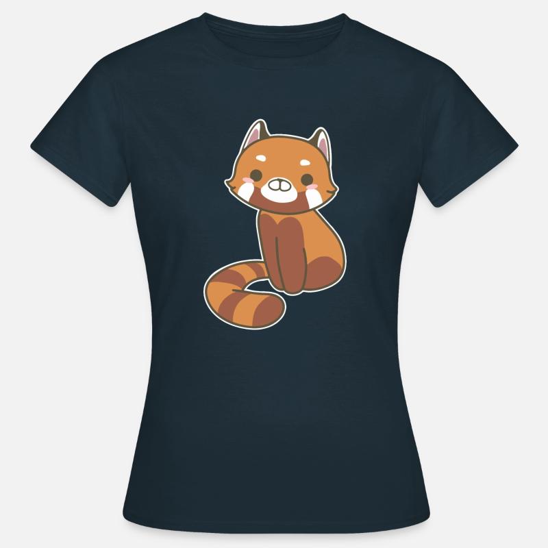 Red panda - Women's T-Shirt - navy