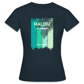 Malibu T-Shirt - T-shirt Femme - marine - Devant - AI Model Female 172 dark (172cm)