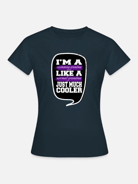 adult swim tshirts swim - Frauen T-Shirt - Navy