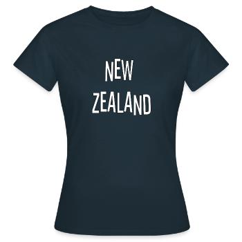 Nouvelle-Zélande - T-shirt Femme - marine - Devant - AI Model Female 172 dark (172cm)
