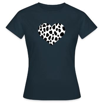Dalmatian - Women's T-Shirt - navy - Front - AI Model Female 172 dark (172cm)