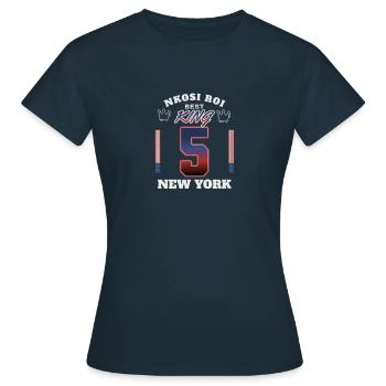 NKOSI - T-shirt Femme - marine - Devant - AI Model Female 172 dark (172cm)