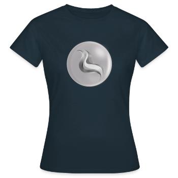 ME Grey - Women's T-Shirt - navy - Front - AI Model Female 172 dark (172cm)