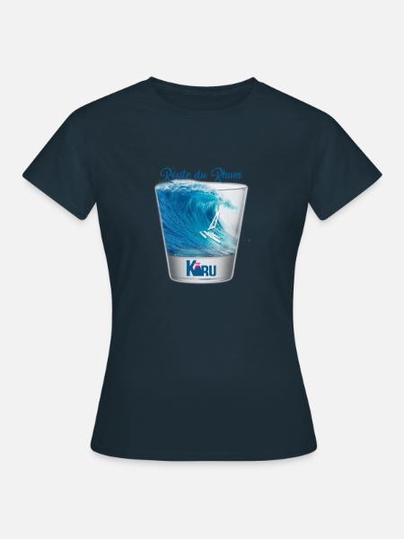 Straße des Karu-Rums - Frauen T-Shirt - Navy