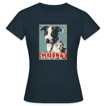 Chien coupable - T-shirt Femme - marine - Devant - AI Model Female 172 dark (172cm)