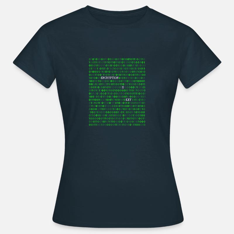 Computer Scientist Nerd Gift Programming Geek - Women's T-Shirt - navy