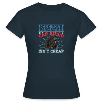 Sound Engineer Subwoofer Analog Sound - Women's T-Shirt - navy - Front - AI Model Female 172 dark (172cm)